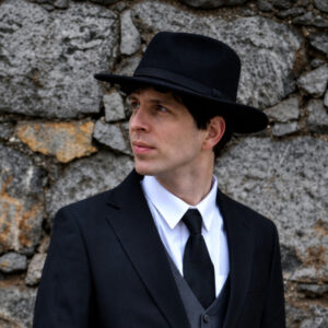 Klobuk - FEDORA - črna