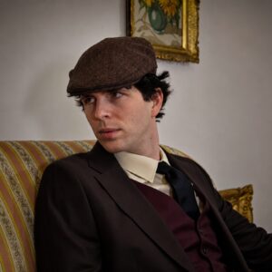Kapa - FLAT CAP - rjava