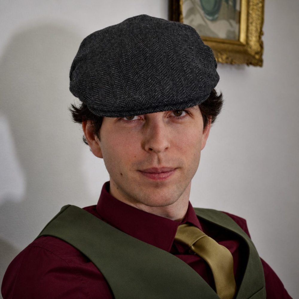 Kapa – FLAT CAP – siva